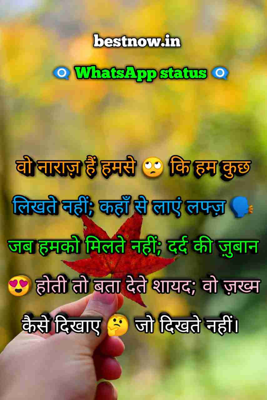 Whatsapp Status In Hindi