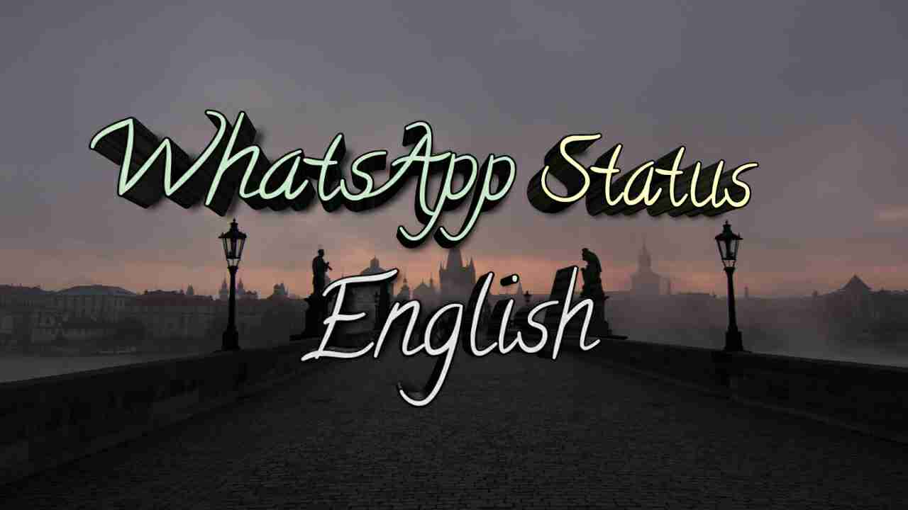 WhatsApp status in English