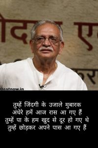 Read more about the article Gulzar Shayari in Hindi